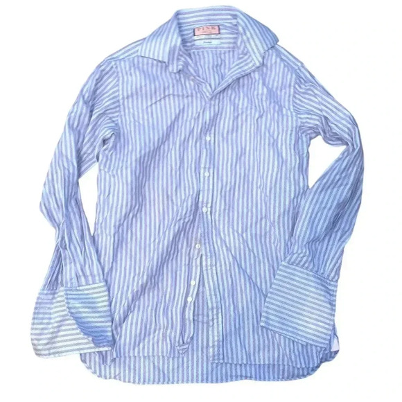 Chemise Homme Rayée THOMAS PINK - Londres Jermyn Street - 100% Coton - Taille M